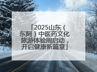 2025山东（东阿）中医药文化旅游体验周启动，开启健康新篇章